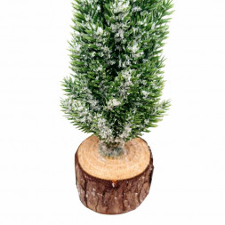 Ель заледеневшая на пенечке Н-15см