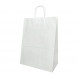 Пакет бумажный белый с крученой ручкой 80г/м2 размер 35*45*15см уп 10шт