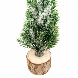 Ель заледеневшая на пенечке Н-18см