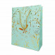 Пакет ЛЮКС Бабочки с золотым тиснением размер 18*23*10см