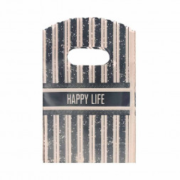 Пакет вырубной ПНД Счастливая жизнь 9*15см 45 мкм 50шт