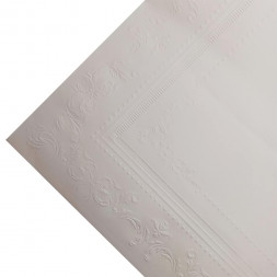 Бумага тисненая Барокко нежно-розовая размер листа 53см*53см