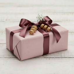 Бумага тисненая Барокко нежно-розовая размер листа 53см*53см