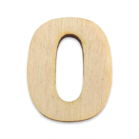 Декор из дерева Цифры 3см