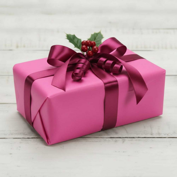 Бумага тишью в листах МАЛИНОВАЯ размер 50см*66см