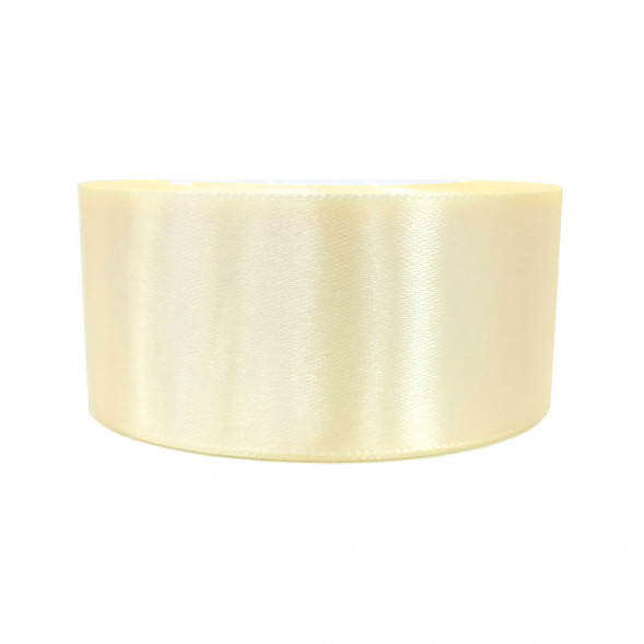 Лента атласная слоновая кость размер 4см*23м
