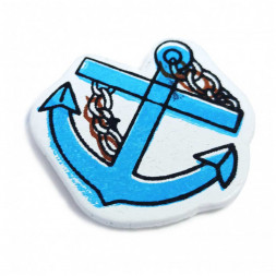 Декор деревянный Морская серия на липучке размер 3-4см