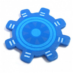 Декор деревянный Морская серия на липучке размер 3-4см