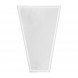 Конус прозрачный Стиль белый размер 28*40см уп 50шт