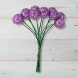 Шарики на проволоке фиолетовые D-1,5см Н-9см