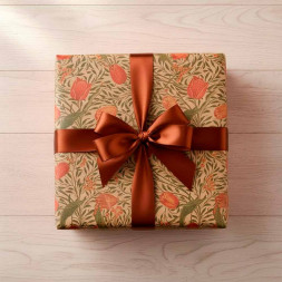 Бумага крафт лист Тюльпаны размер 70*100см