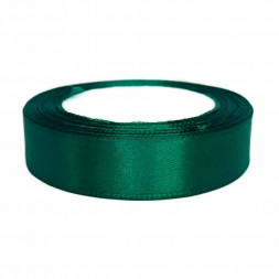 Лента атласная темно-зеленая размер 2см*23м