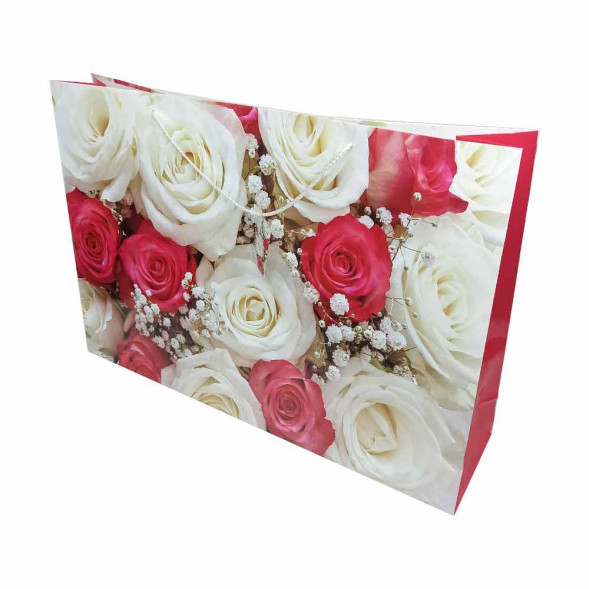 Пакет ламинированный Цветы размер 62*42*15см
