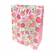 Пакет матовый Ретро цветы размер 26*32*10см 