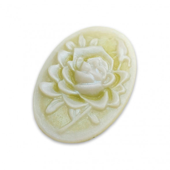 Декор из пластика Камея размер 1,8*2,5см