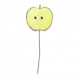 Топпер Долька яблока h-10см
