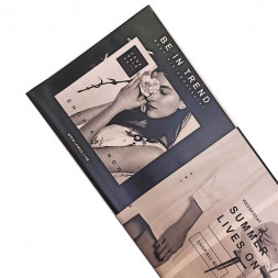 Пленка матовая в листах Fashion розовая размер 58*58см