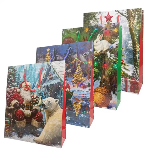 Пакет НГ Ламинированный ассорти размер 26*32*10см