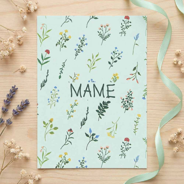 Мини-открытка Маме 5*7см арт 190