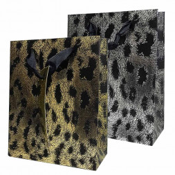 Пакет ЛЮКС Леопард размер 12*15*5,5см