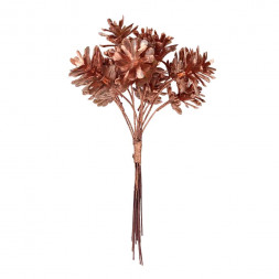 Связка шишек золото Н-12см