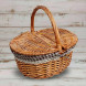 Корзина овальная для пикника ива медовая размер 40*30*20*37см