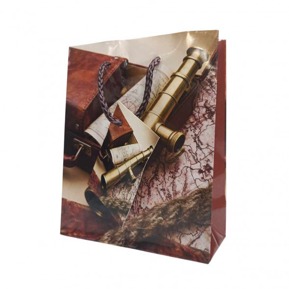 Пакет ламинированный бумажный МЭН ассорти размер 12*15*5,5см