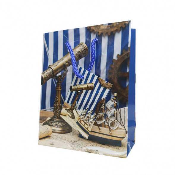 Пакет ламинированный бумажный МЭН ассорти размер 12*15*5,5см