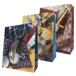 Пакет ламинированный бумажный МЭН ассорти размер 12*15*5,5см