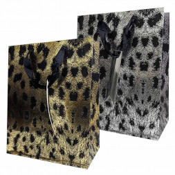 Пакет ЛЮКС Леопард размер 18*23*10см