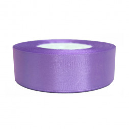 Лента атласная темно гиацинтовая размер 2,5см*23м