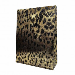Пакет ЛЮКС Леопард размер 31*42*12см