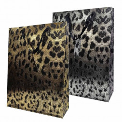 Пакет ЛЮКС Леопард размер 31*42*12см