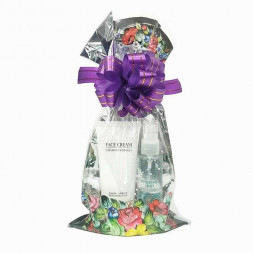 Пакет подарочный с фольгой Жостово размер 15*30см