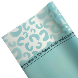 Пленка в рулоне Нежность пастельно-голубая размер 58см*10м 50мкм