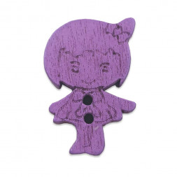 Декор из дерева Девочки L-2см