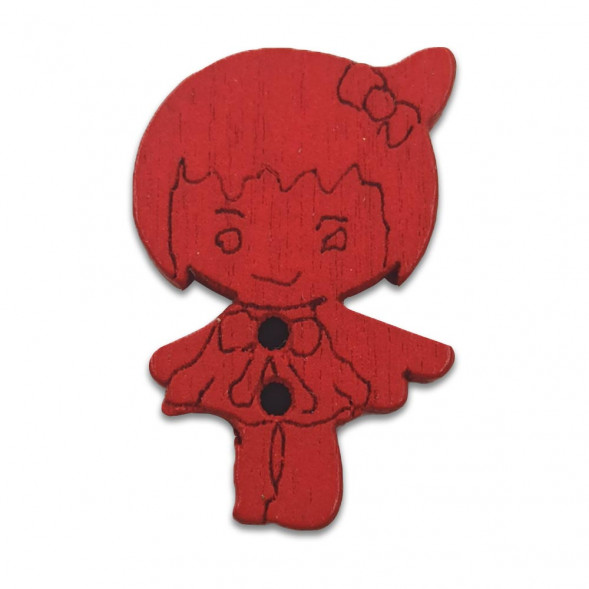 Декор из дерева Девочки L-2см