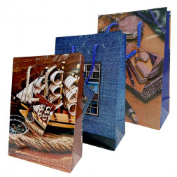 Пакет ламинированный Мужской 14*20*7см