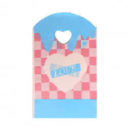 Пакет вырубной ПНД Любовь 13*20см 45 мкм 50шт