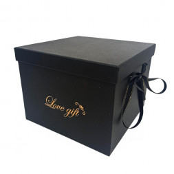 Коробка квадрат Love Gift с регулируемой высотой в 2-х размерах
