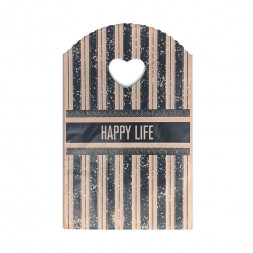 Пакет вырубной ПНД Счастливая жизнь 13*20см 45 мкм 50шт