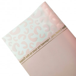 Пленка в рулоне Нежность розовая размер 58см*10м 50мкм