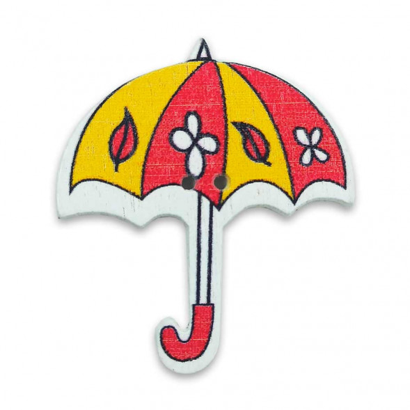 Декор из дерева Зонтики размер 3,5*3см