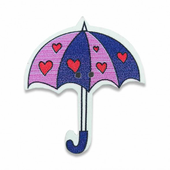 Декор из дерева Зонтики размер 3,5*3см