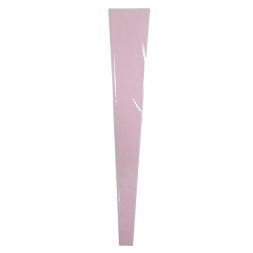 Конус прозрачный на 1 цветок розовый жемчужный размер 15*80см уп 50шт