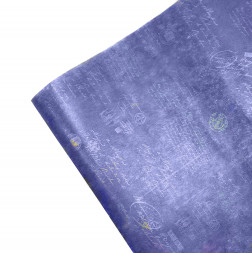 Фетр ламинированный Письмо синий размер 60см*5м