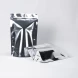 Дой-пак металл серебро с замком zip-lock 160*240мм (45+45) уп 10шт