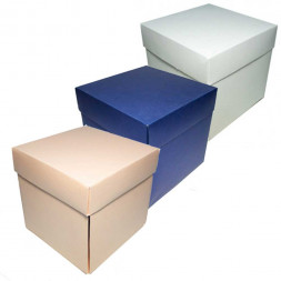 Коробка-трансформер квадратная Сюрприз для фото размер 18,5*18,5*18см