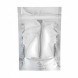 Дой-пак серебро с прозрачной стенкой c замком zip-lock 105*150мм (35+35) уп 10шт