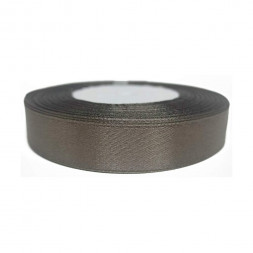 Лента атласная шоколадная размер 1,5см*23м